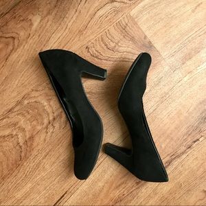 Velvet Black Heels